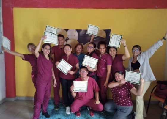 Graduación de curso de formación